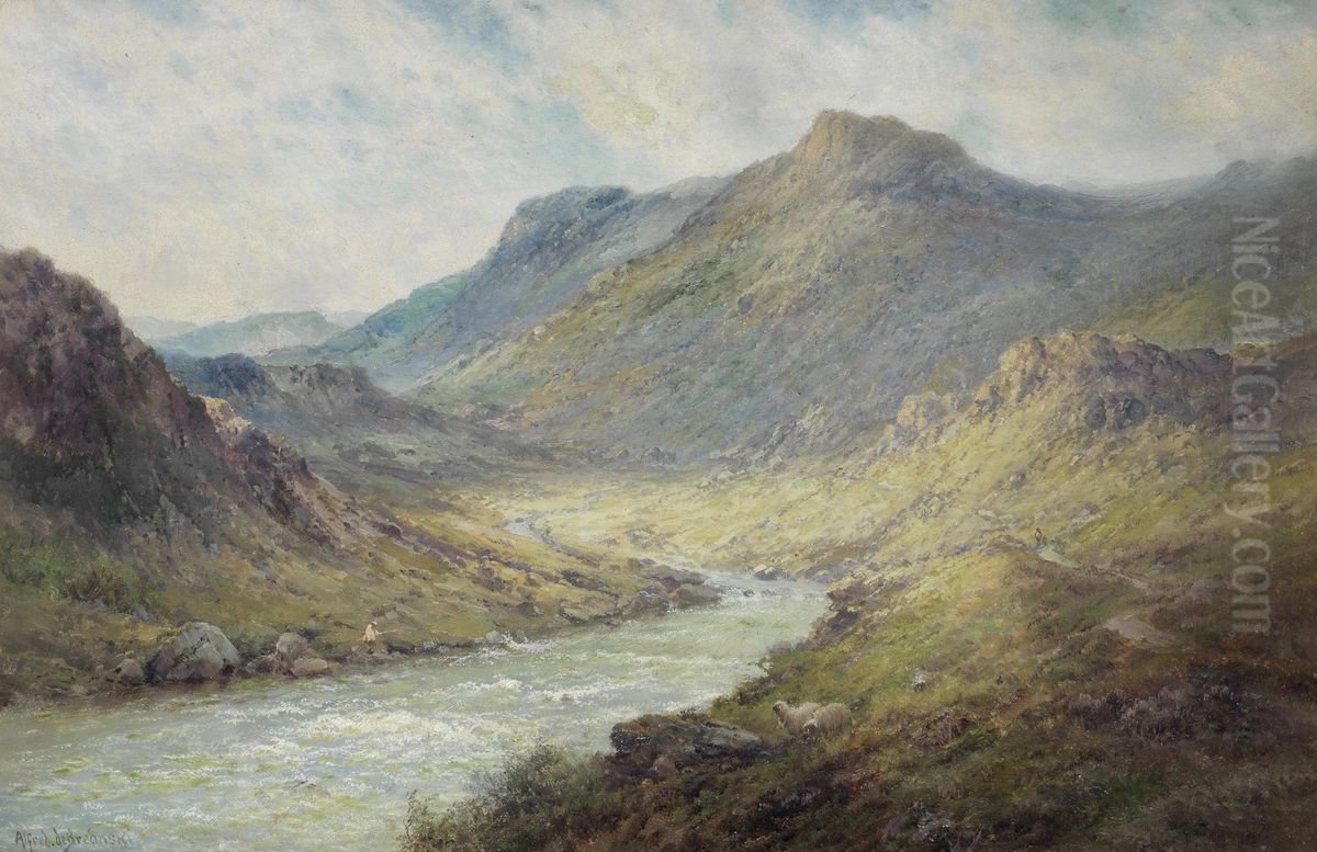 Glen Sheil Oil Painting by Alfred de Breanski