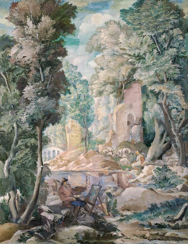 Pastoral. Oil Painting by Aleksei Ilyich Kravchenko