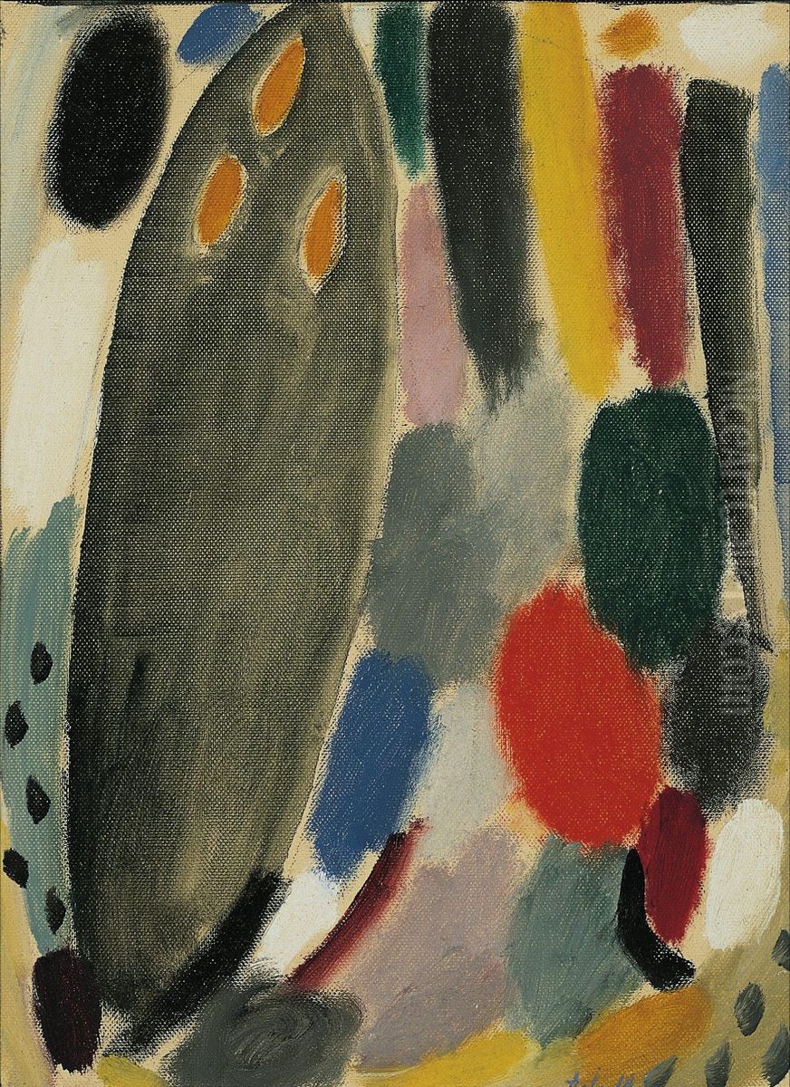 Variation: Mourning Oil Painting by Alexei Jawlensky