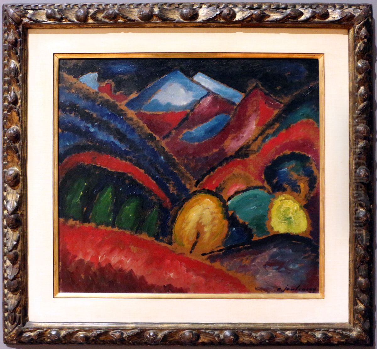 Murnau Oil Painting by Alexei Jawlensky