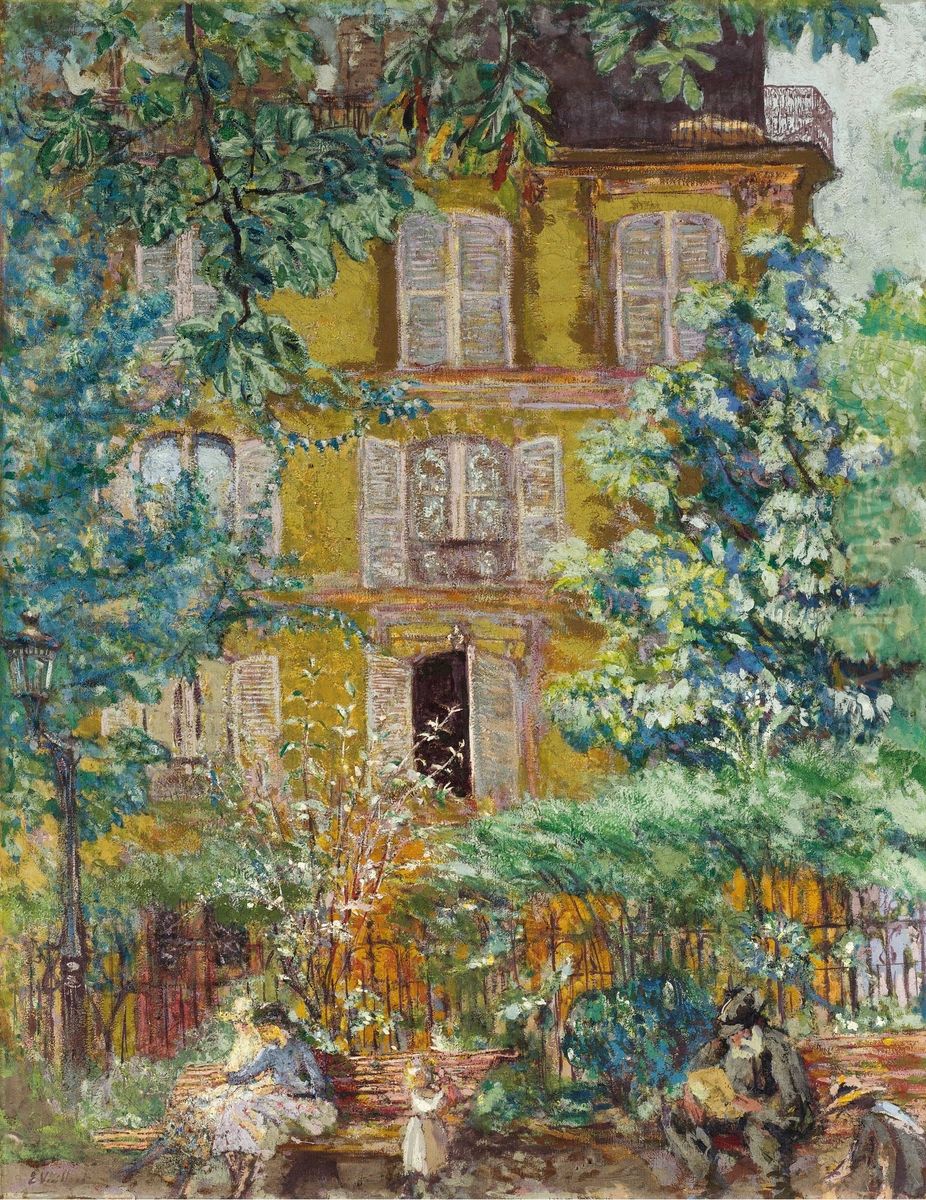 Le square Oil Painting by Jean-Edouard Vuillard