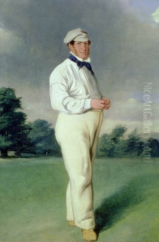 Alfred Mynn Oil Painting by William Bromley