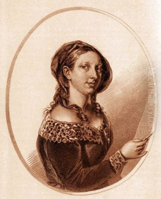 Self-portrait Oil Painting by Emma Soyer