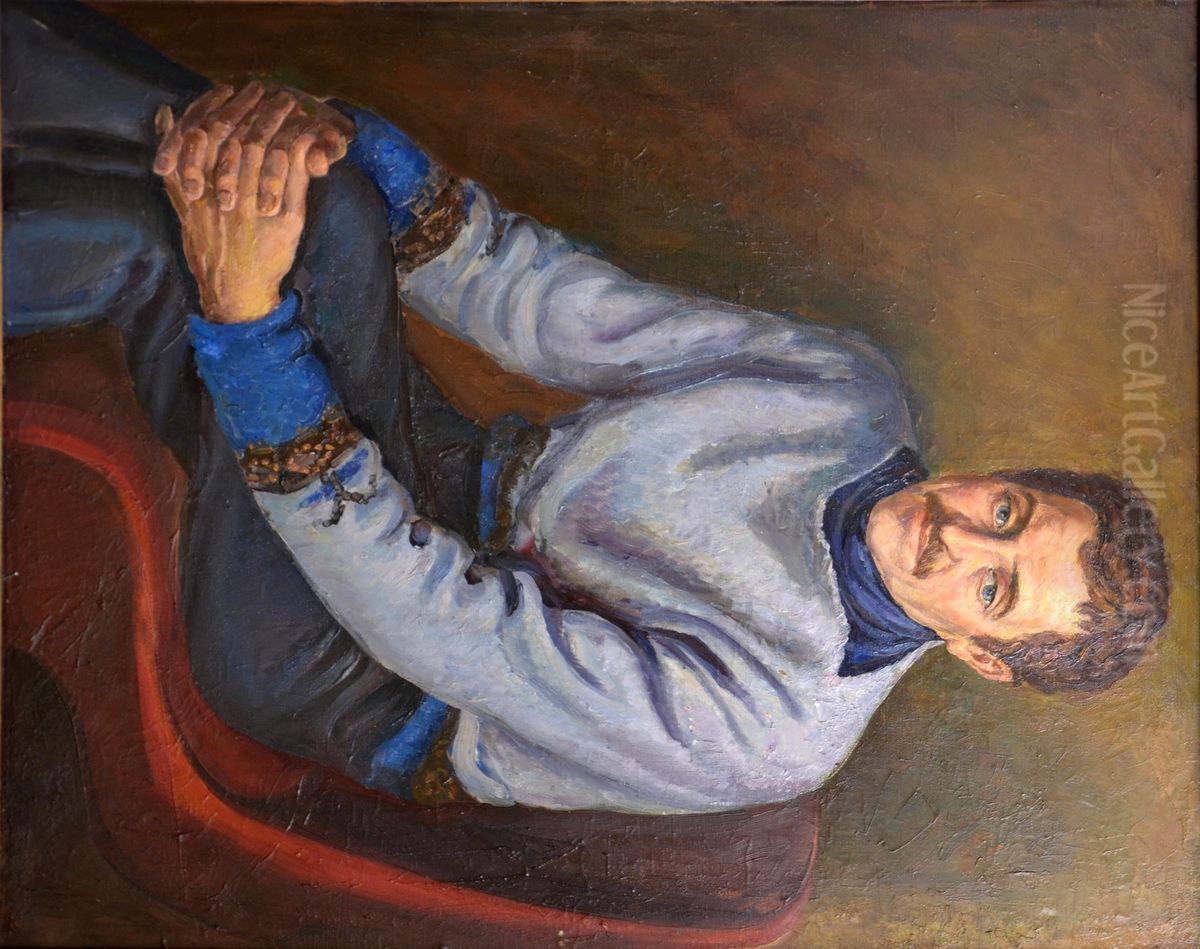 Foma Voronetsky's portrait, actor of Theatre of a name Janka Kupala. Oil Painting by Aliaxey Kuzmich