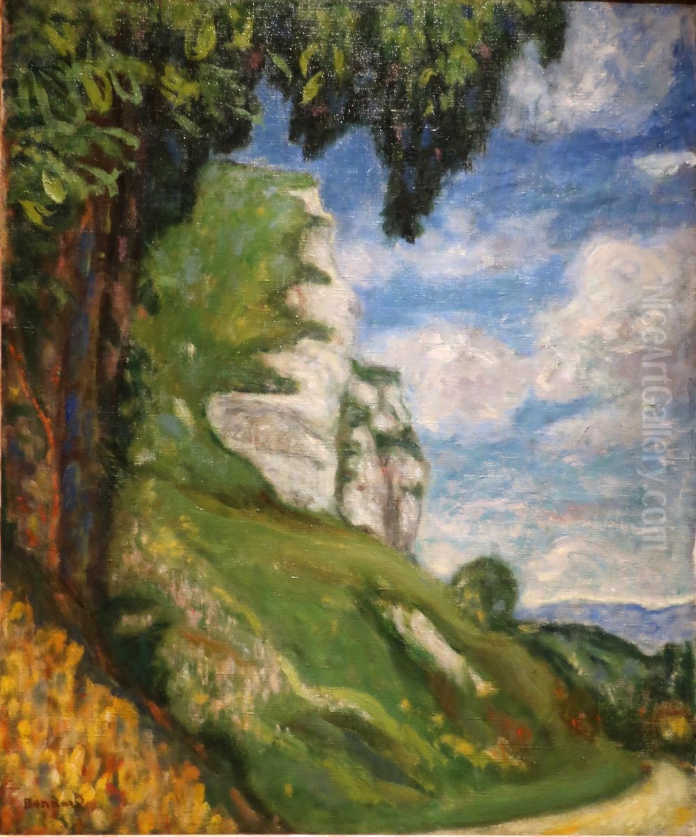 Les falaises de Saint-Adrion Oil Painting by Pierre Bonnard