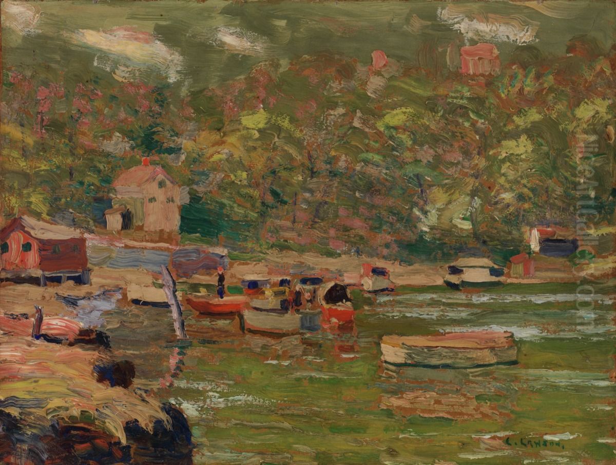 Cape Ann Oil Painting by Ernest Lawson