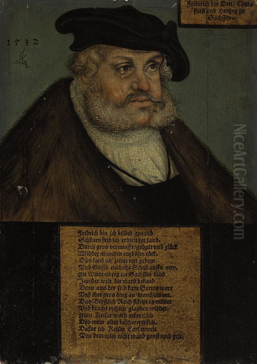 Frederick III (1463-1525), the Wise, Elector of Saxony Oil Painting by Lucas Cranach the Elder