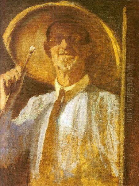 Self-portrait Oil Painting by Alfredo Andersen