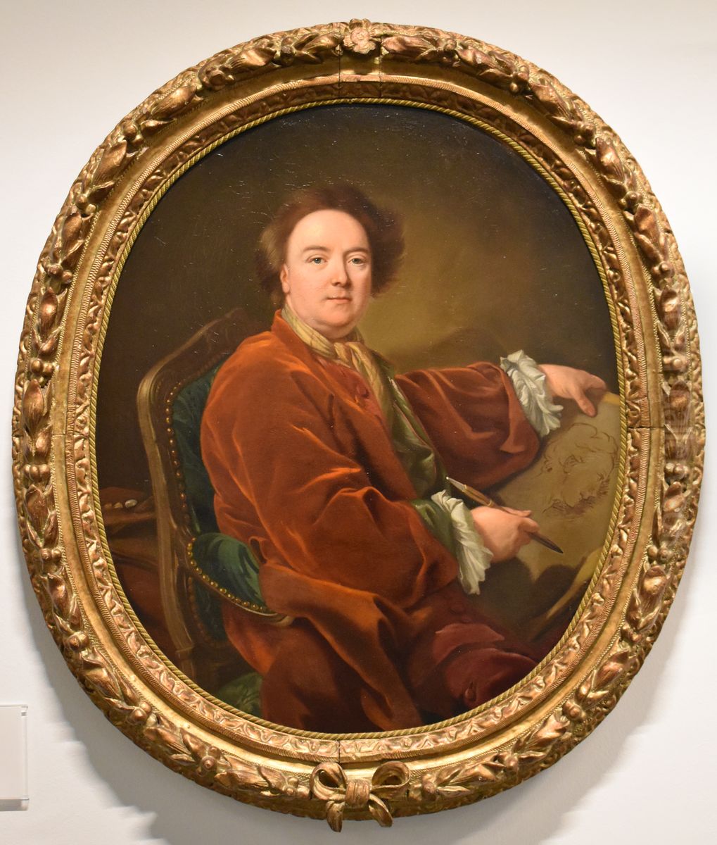 Autoportrait Oil Painting by Charles-Andre van Loo