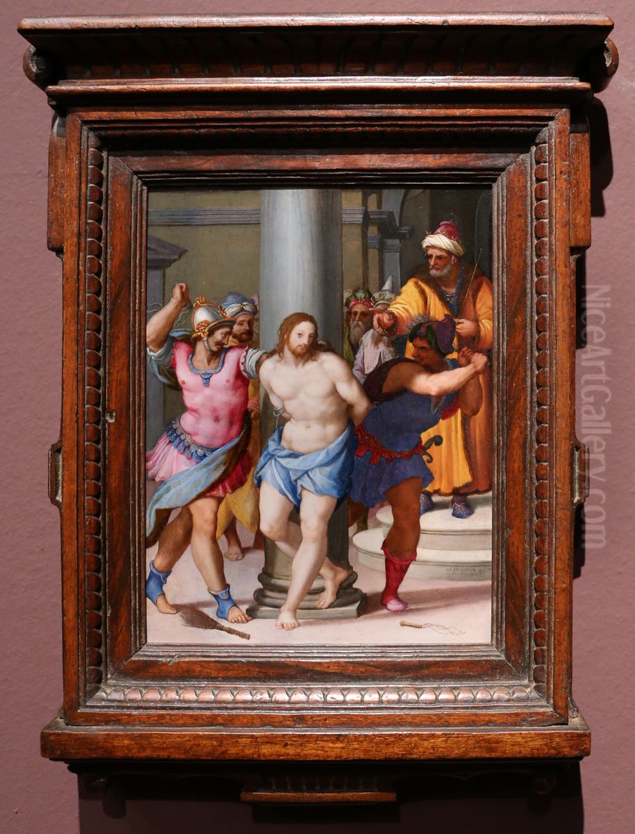 Flagellation of Jesus Christ Oil Painting by Alessandro Allori