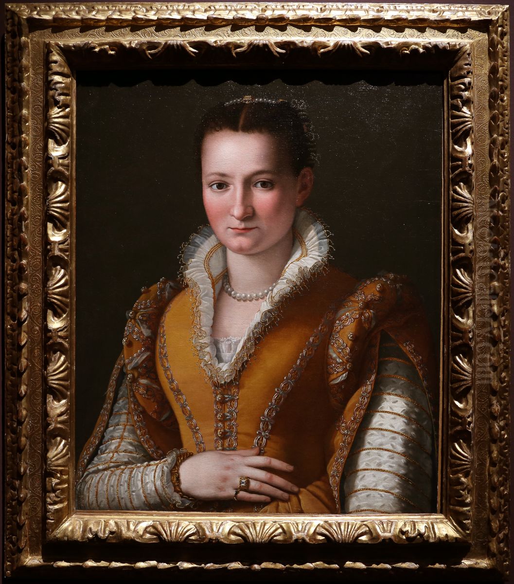 ritratto di donna Oil Painting by Alessandro Allori