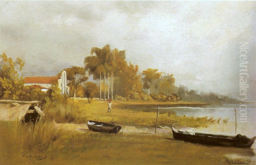 Rocio Oil Painting by Alfredo Andersen