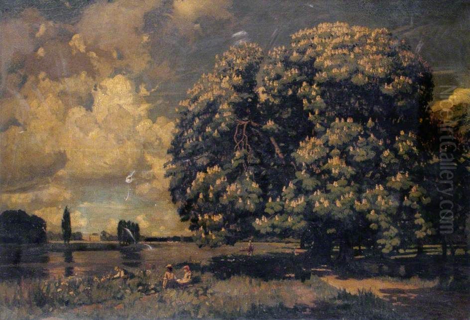 The Chestnut Tree Oil Painting by Alice Maud Fanner
