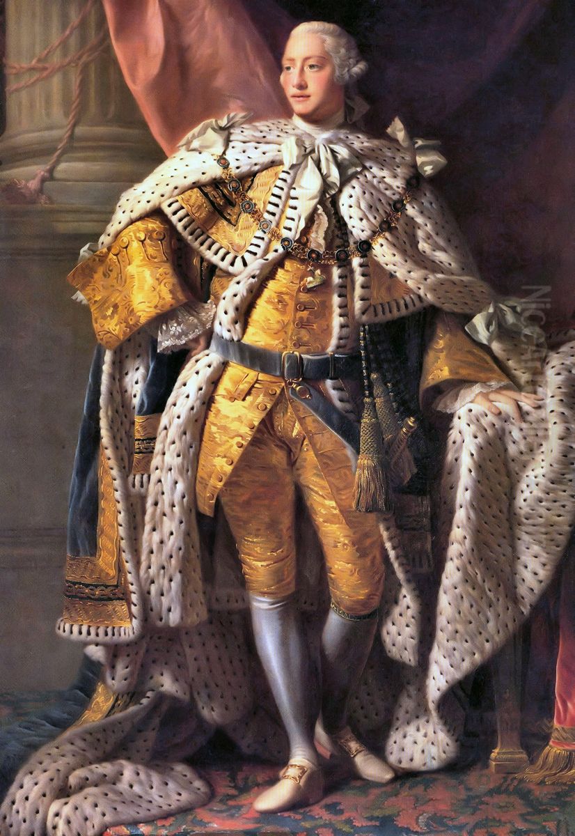 King George III Oil Painting by Allan Ramsay