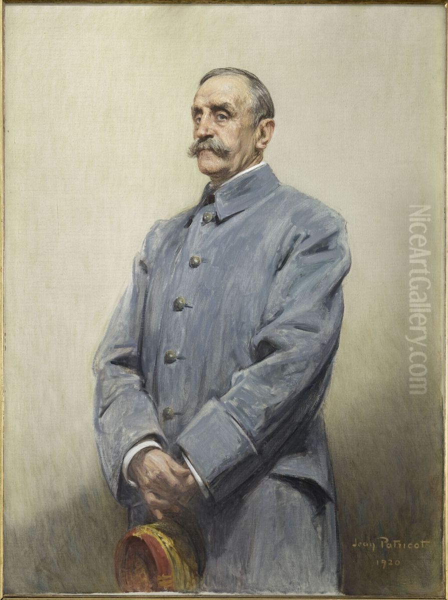 Ferdinand Foch, marechal de France (1851-1929) Oil Painting by Jean Patricot
