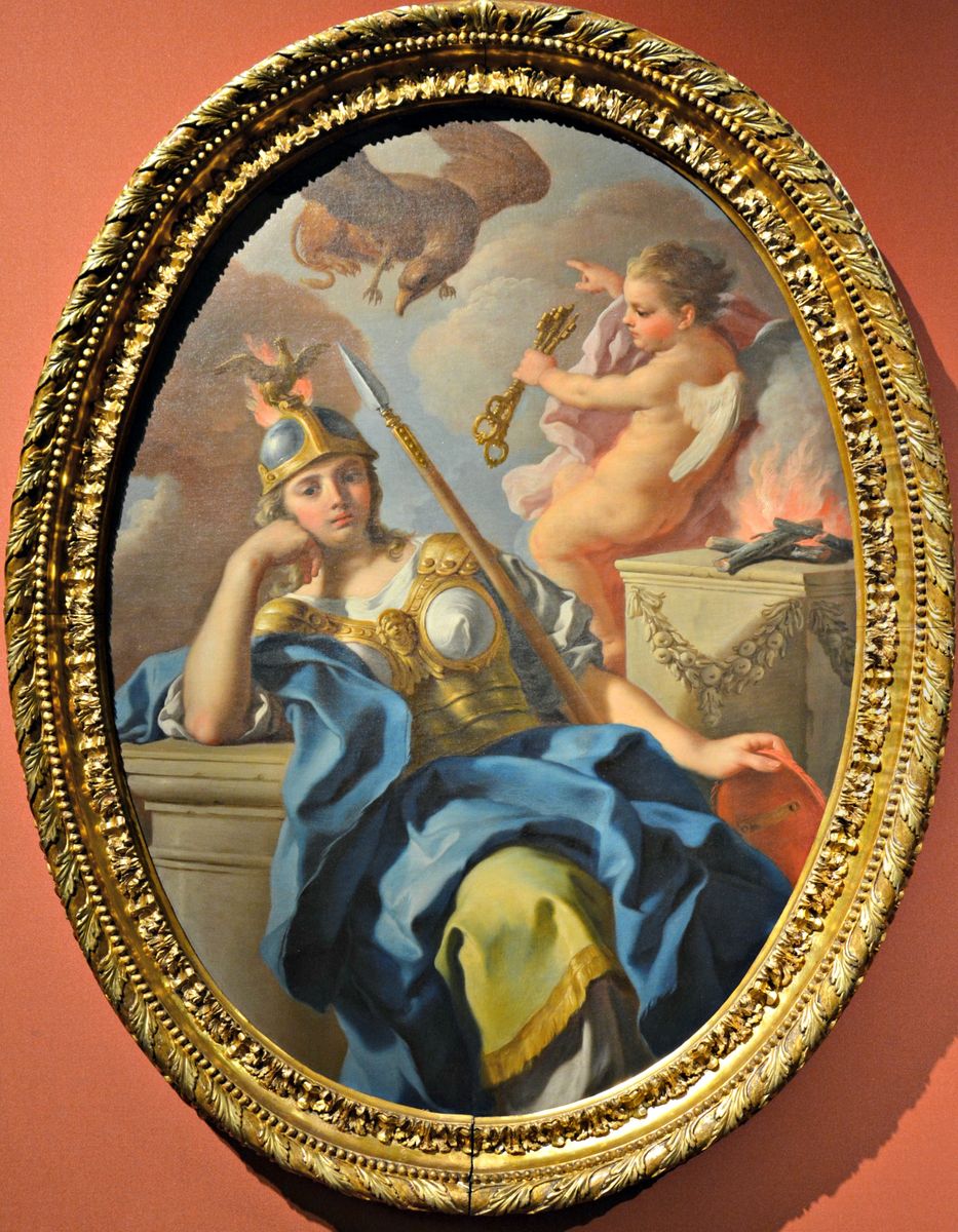 Allegoria della Pieta come Sicurezza pubblica Oil Painting by Francesco de Mura