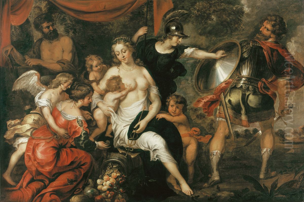 Allegorie van de Vrede Oil Painting by unknown