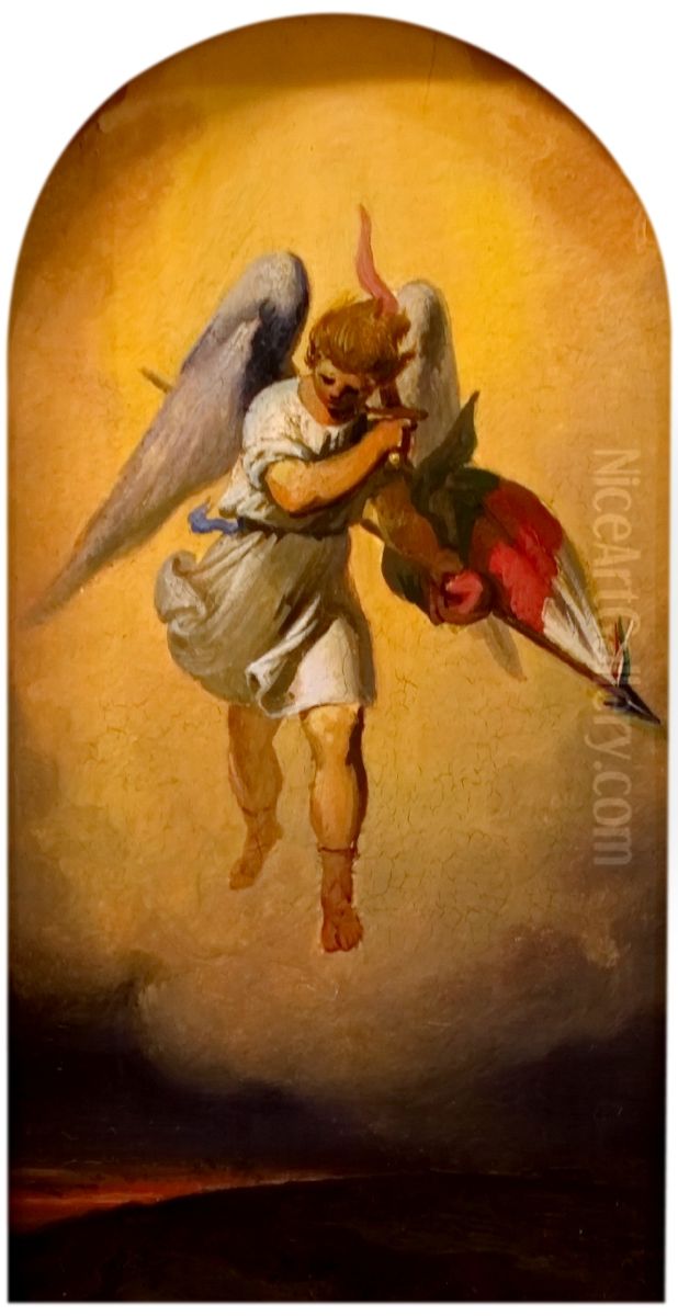 Allegory Oil Painting by Michel Angelo Pittatore