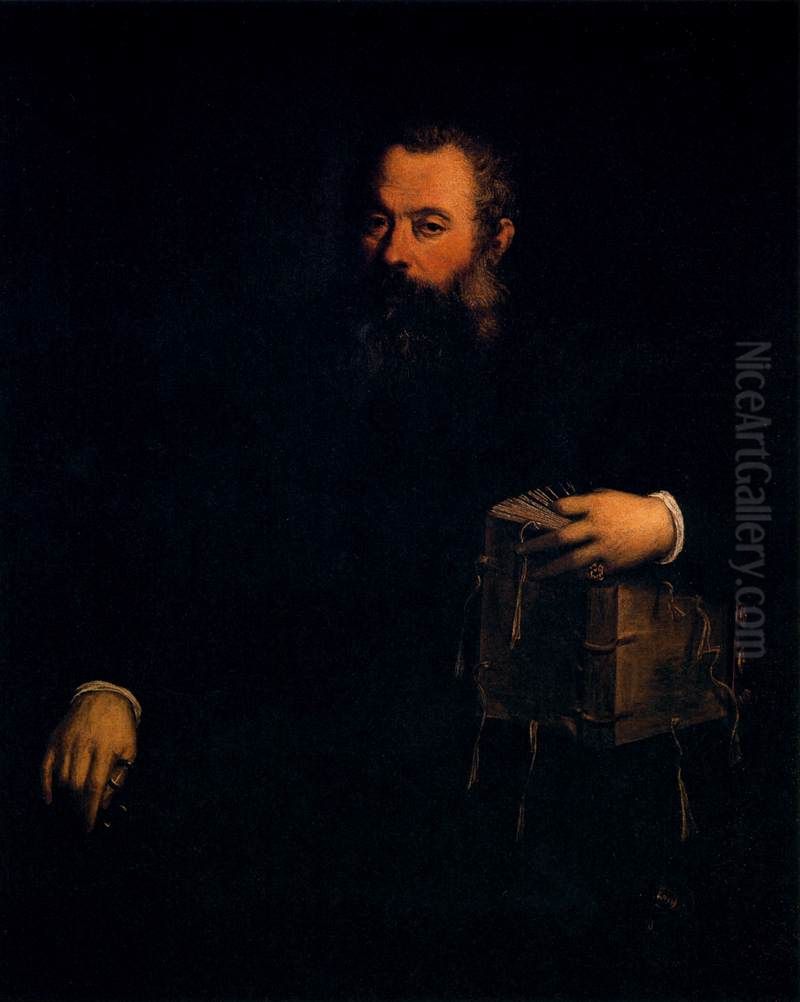 Portrait of Andreas Vesalius Oil Painting by Titian