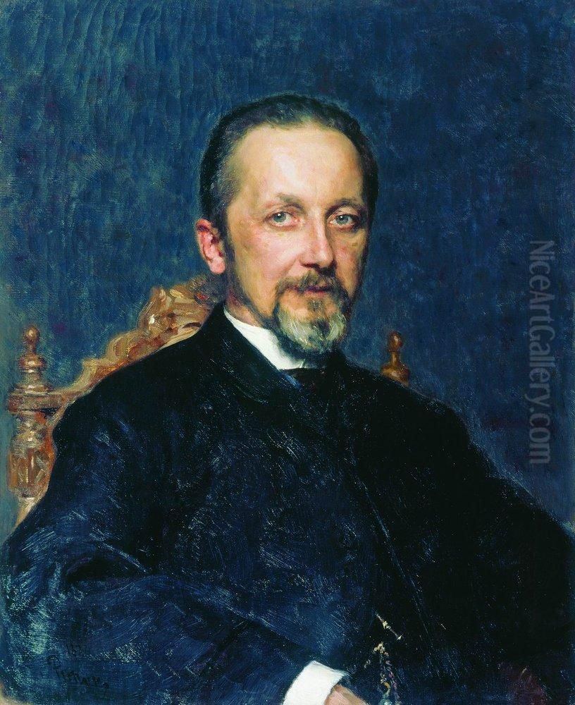 Alexey Antipov Oil Painting by Repin Iliya