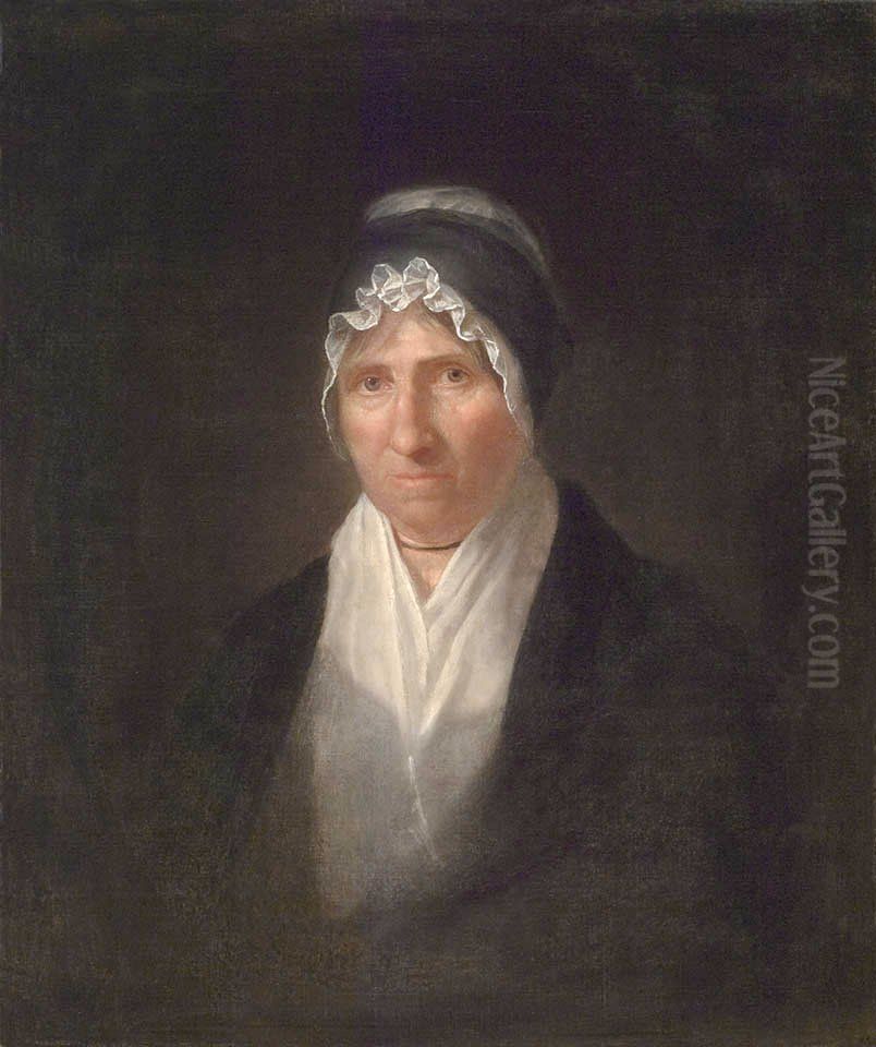 Lucy Ellery Channing Oil Painting by Washington Allston