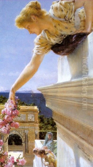God Speed! Oil Painting by Lawrence Alma-Tadema