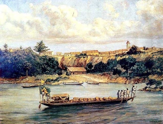 Batelao Oil Painting by Jose Ferraz De Almeida Junior