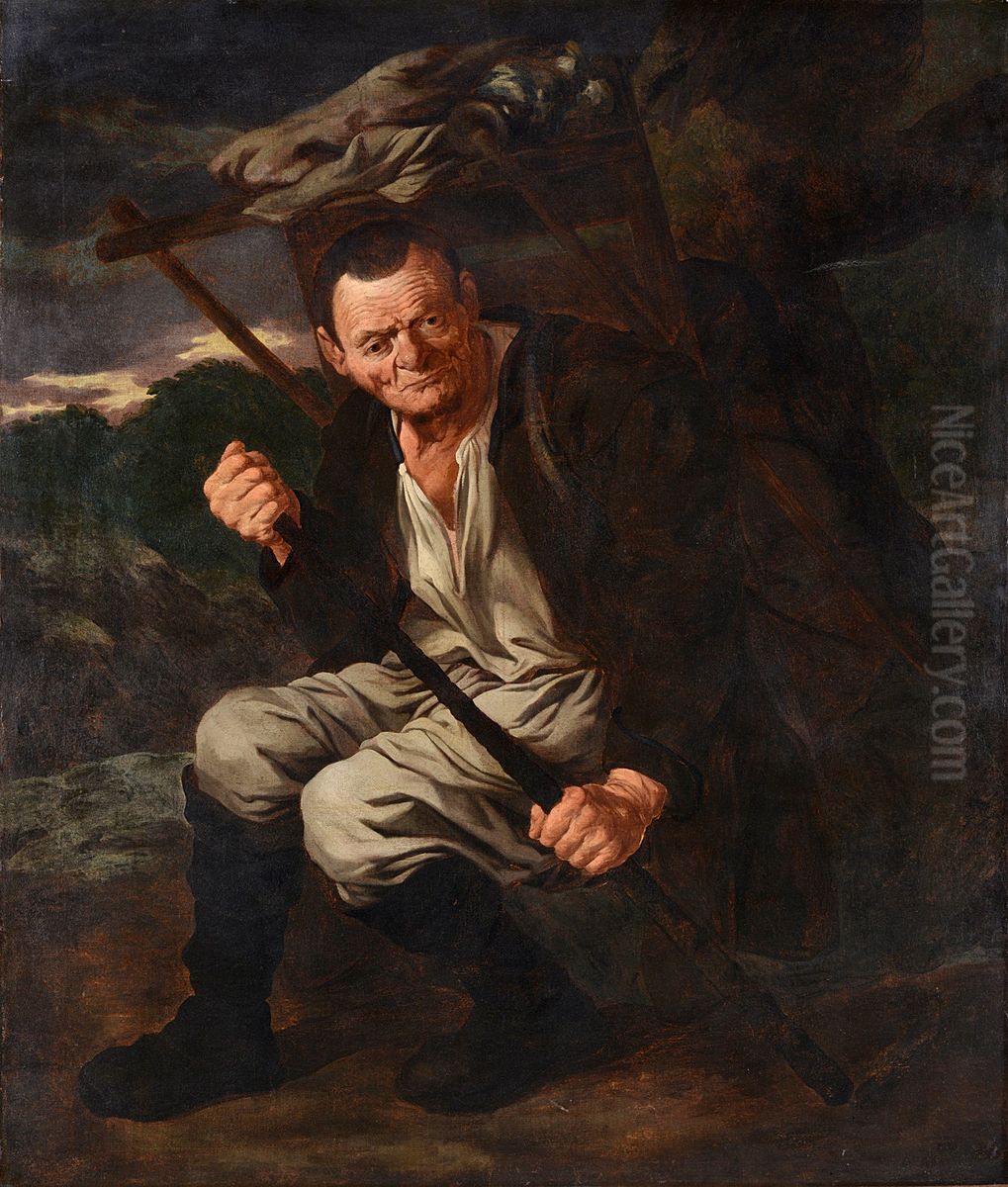 The Pedlar Oil Painting by Almanach