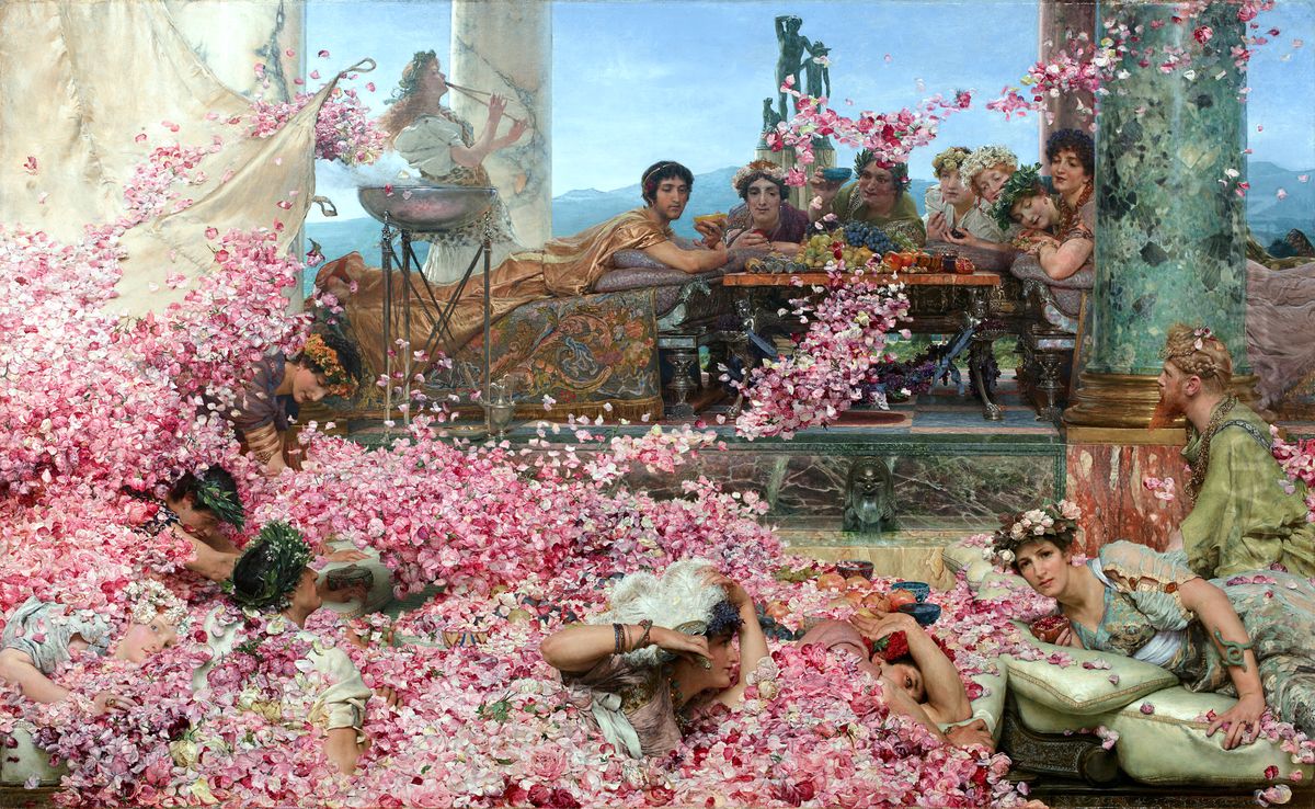 The Roses of Heliogabalus Oil Painting by Lawrence Alma-Tadema