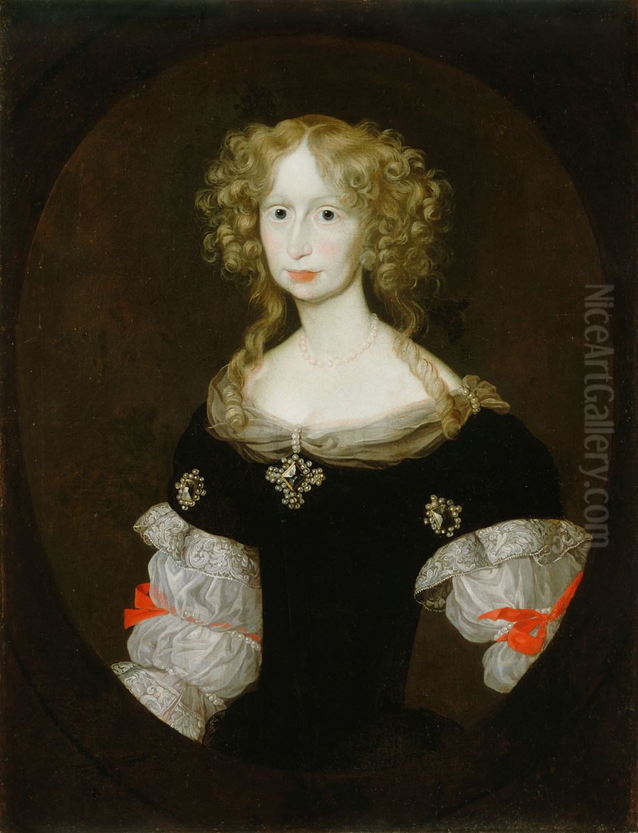 Portrait of a Lady Oil Painting by Almanach