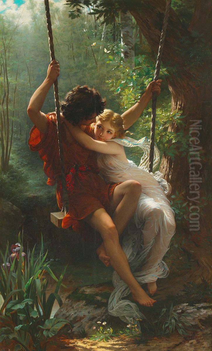 Le Printemps Oil Painting by Pierre Auguste Cot