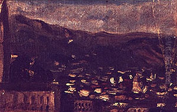 Landscape of Itu Oil Painting by Jose Ferraz De Almeida Junior