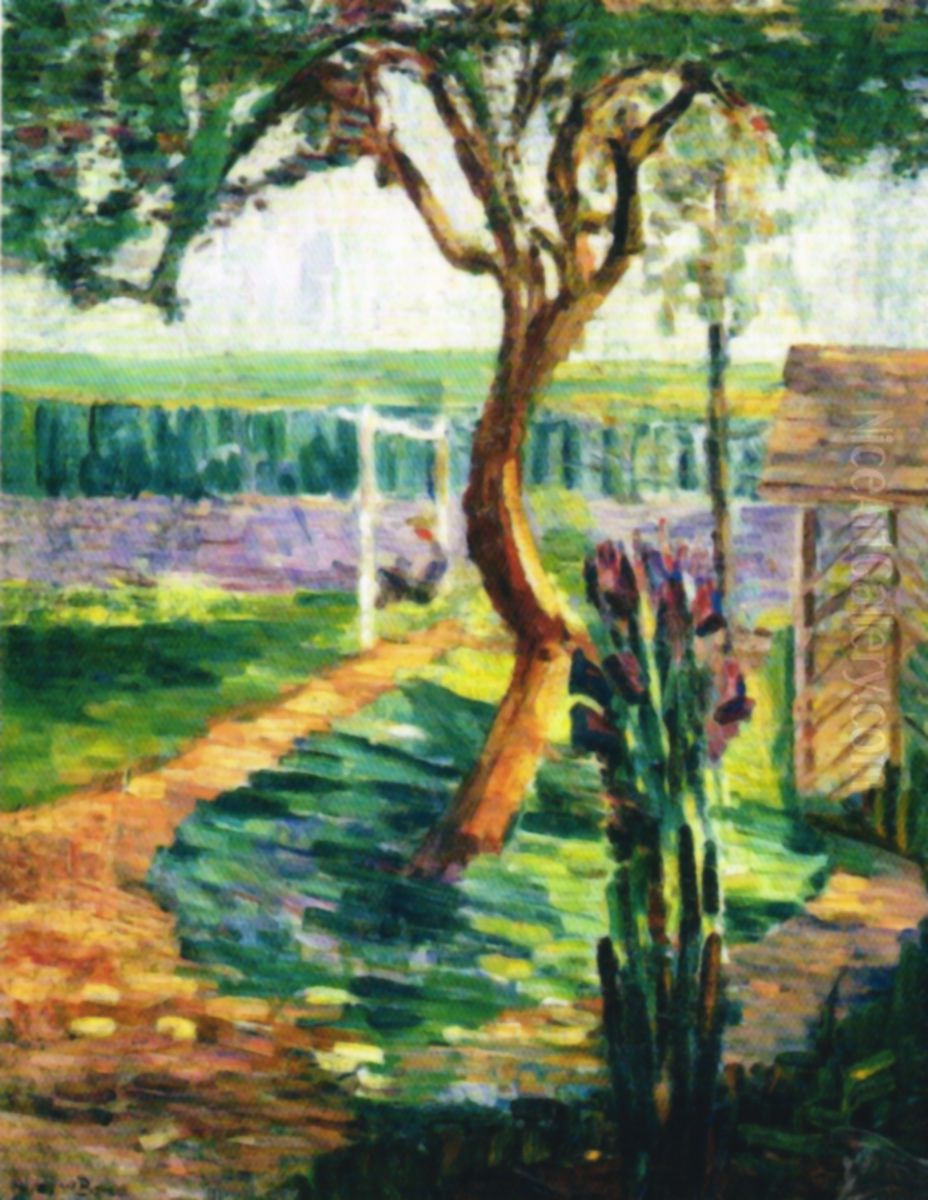 Im Garten Oil Painting by Alma del Banco
