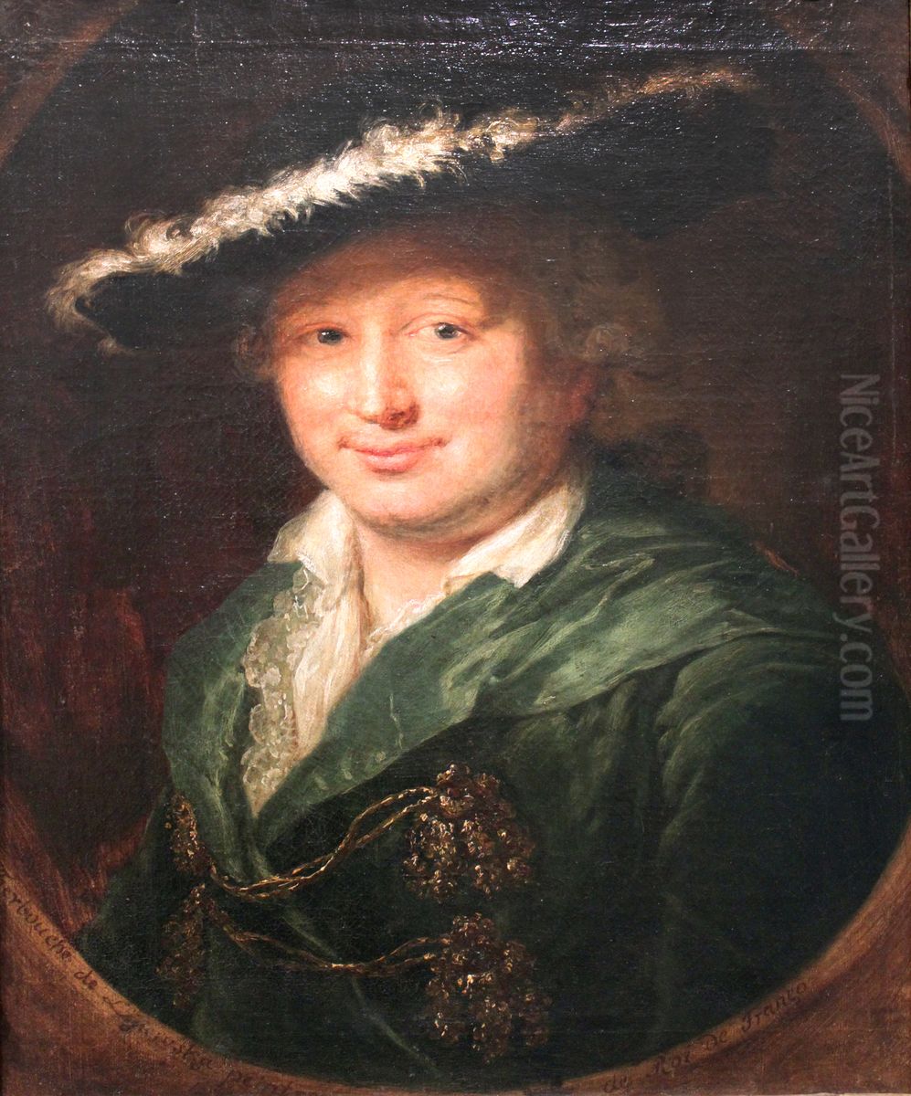 Portrait of the Innkeeper Ernst Friedrich Therbusch Oil Painting by Anna Dorothea Therbusch