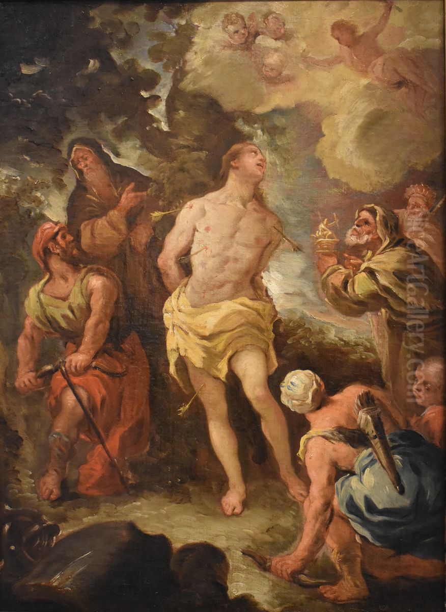 Saint Sebastien Oil Painting by Francisco Bayeu Y Subias