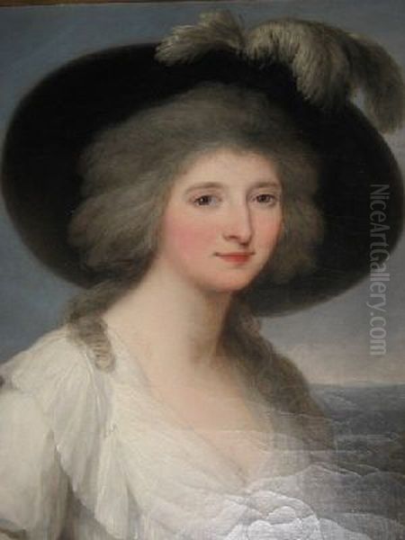 Almeria Carpenter (1752-1809) Oil Painting by Angelica Kauffmann