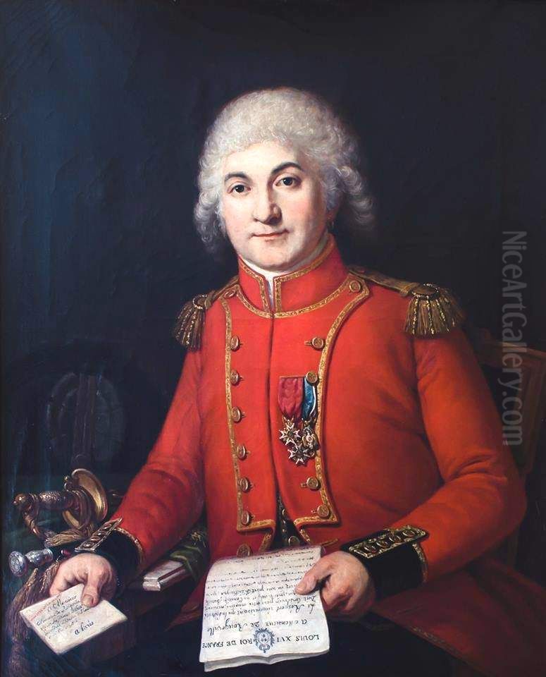 Alexandre Gonsse de Rougeville(1761-1814) Oil Painting by Unidentified painter