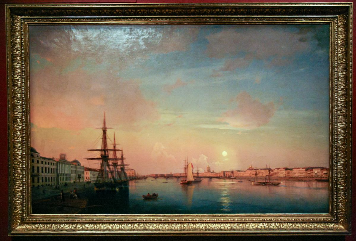 Saint Petersburg Oil Painting by Ivan Aivazovsky