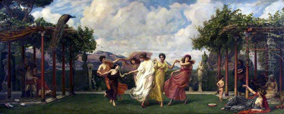 Horae Serenae Oil Painting by Edward Poynter