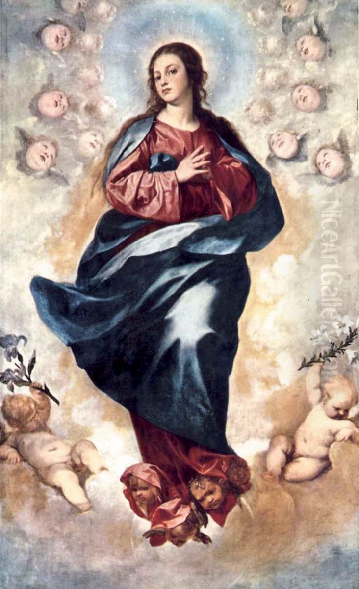 Inmaculada Concepcion Oil Painting by Alonso Cano