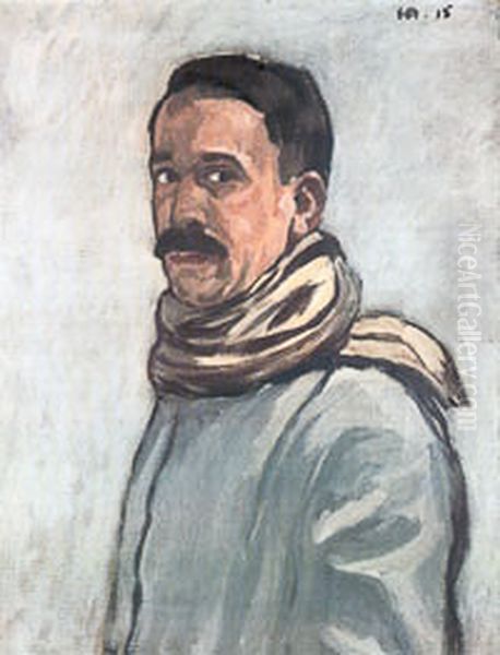 Self-portrait Oil Painting by Heinrich Altherr