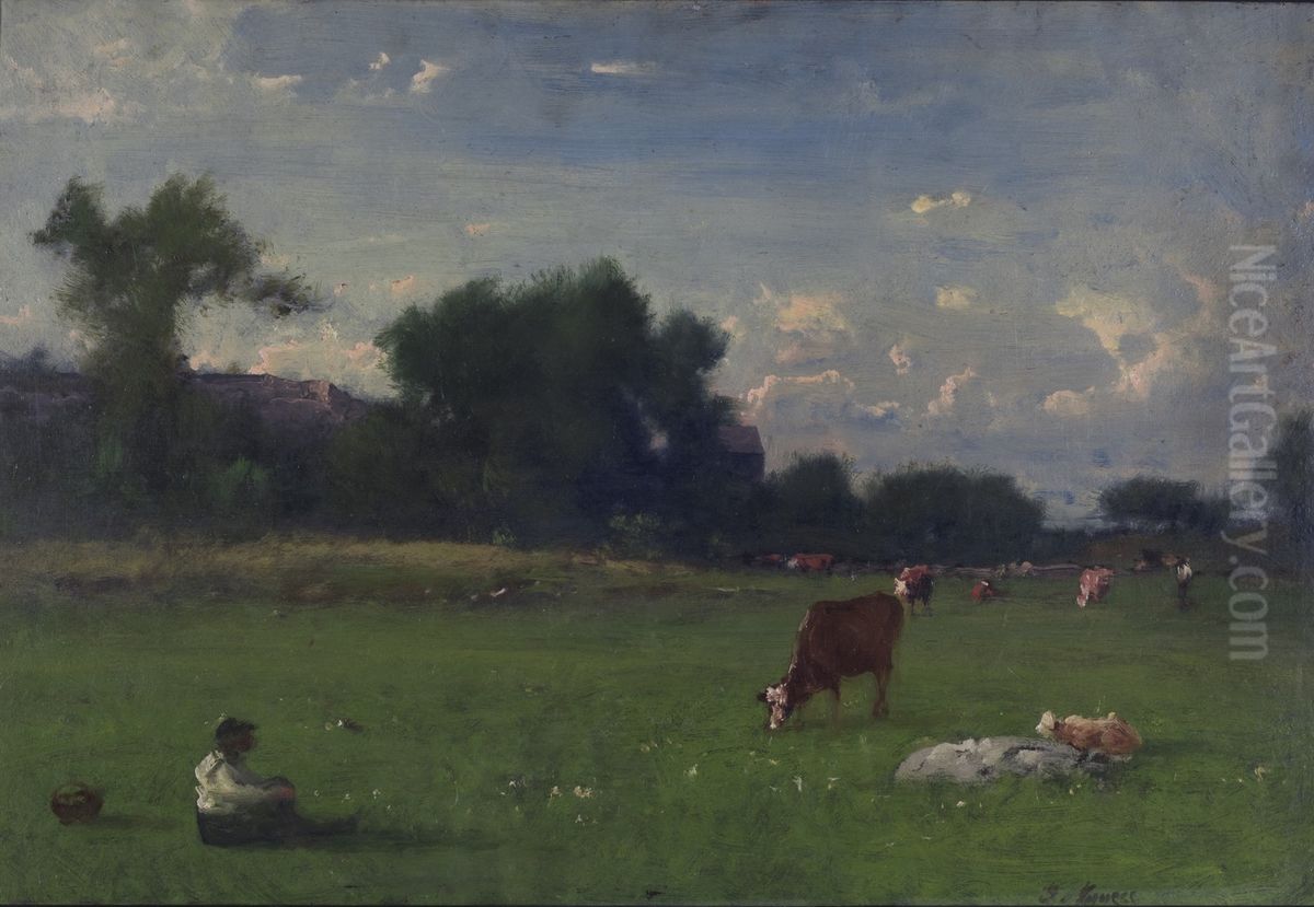 Landscape Oil Painting by George Inness