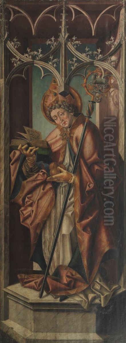 Saint Nicholas Oil Painting by Friedrich Pacher