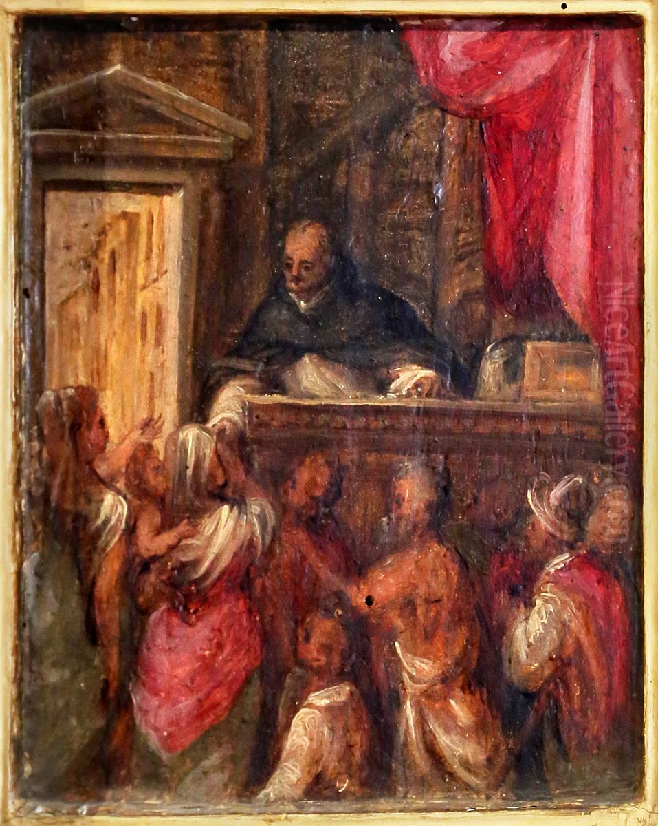 elemosina di sant'antonino pierozzi Oil Painting by Domenico Passignano