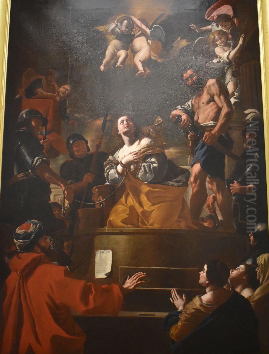 The Martyrdom of Saint Catherine Oil Painting by Mattia Preti
