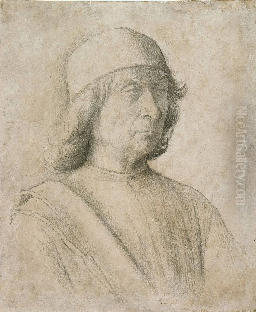 Self-portrait Oil Painting by Gentile Bellini