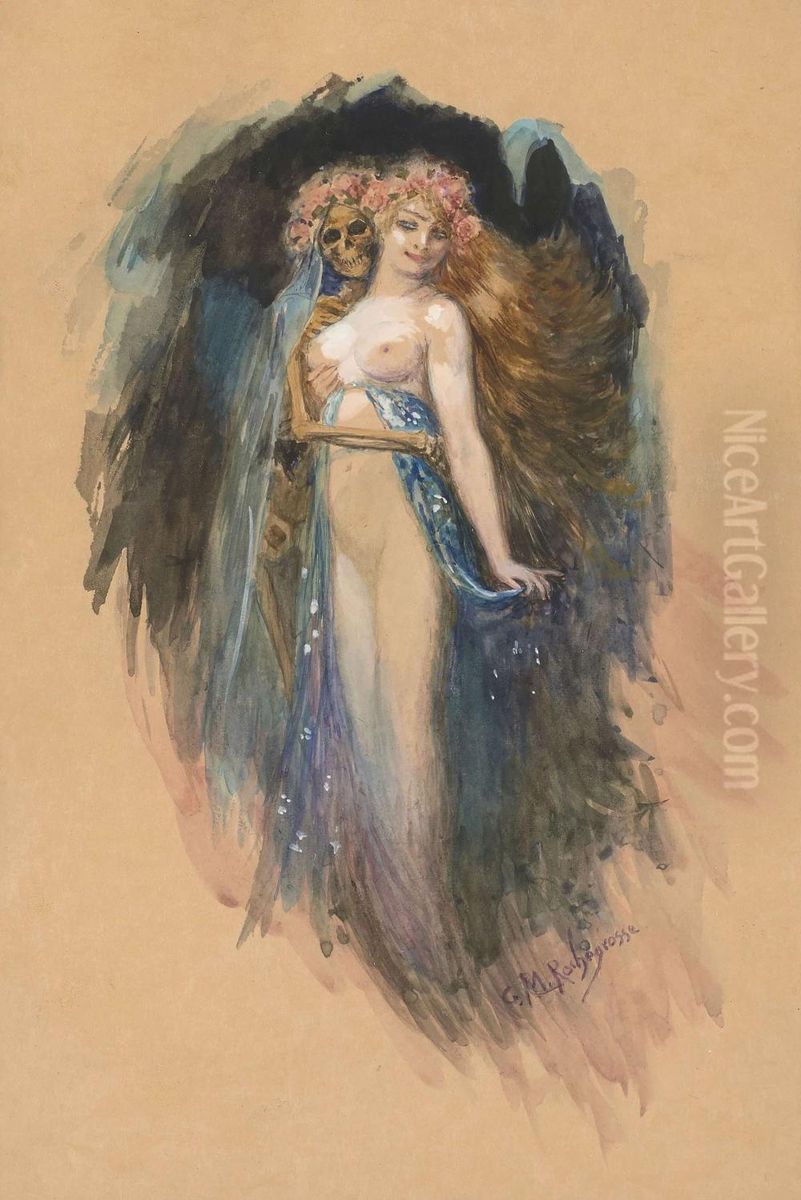 La Luxure et la Mort Oil Painting by Georges Rochegrosse