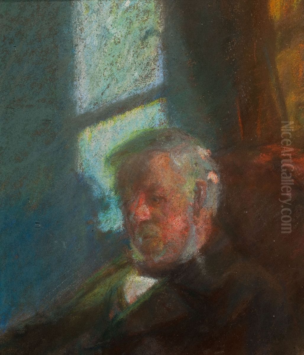 Portrait of Erik Brondum. Oil Painting by Anna Ancher