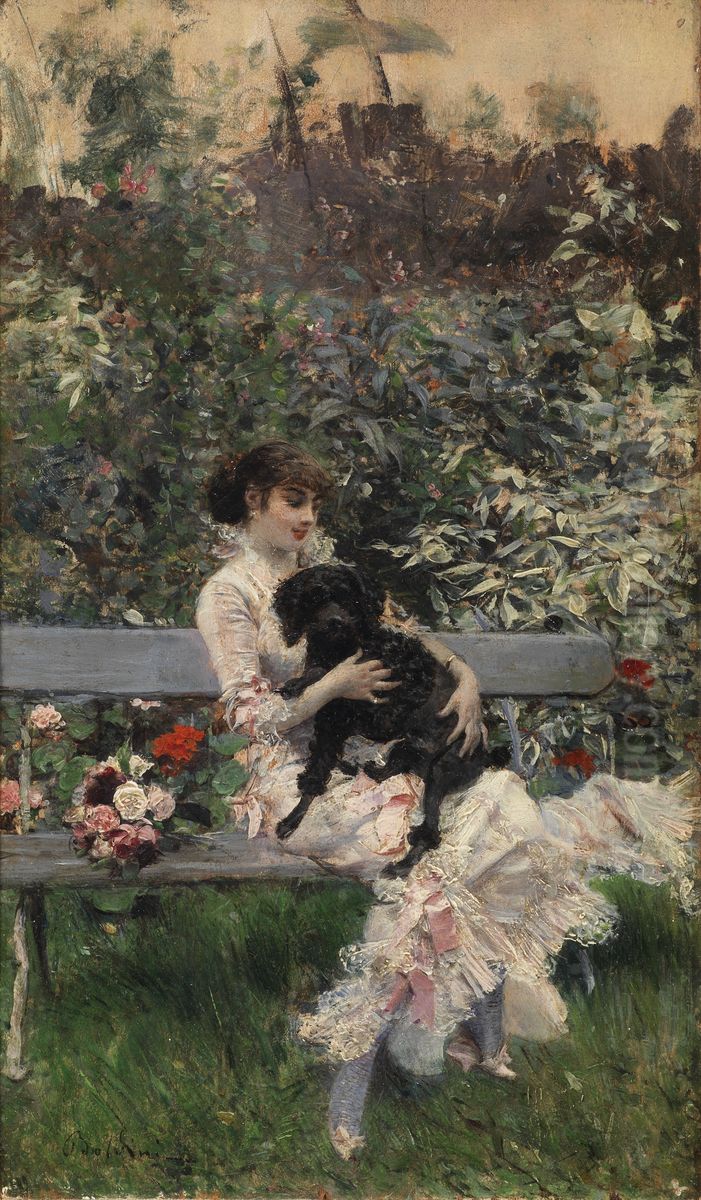 L'amico fedele Oil Painting by Giovanni Boldini