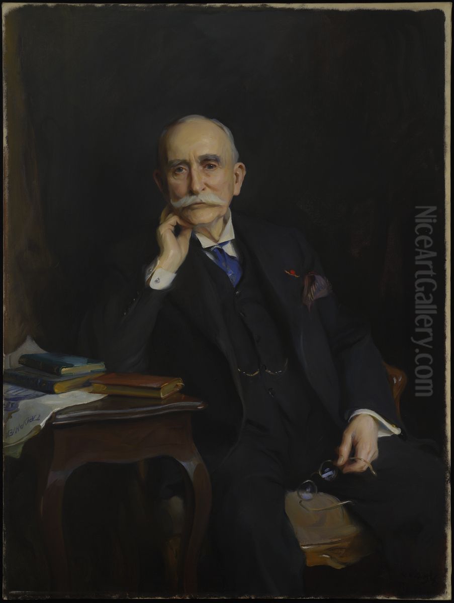 Edward Tuck (1842-1938), Class of 1862 Oil Painting by Philip de Laszlo